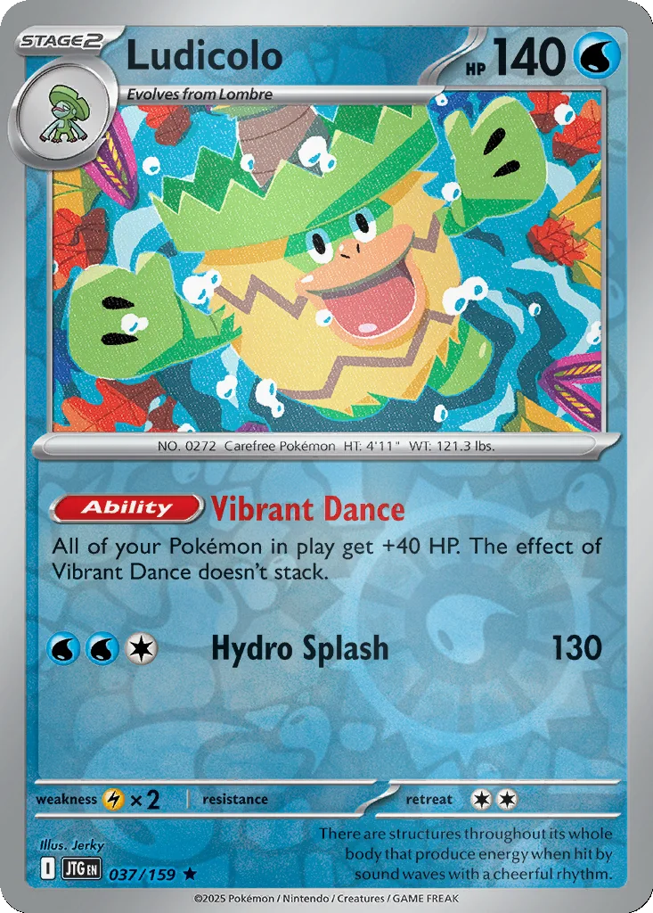 Ludicolo 037/159 Journey Together (Reverse holo)