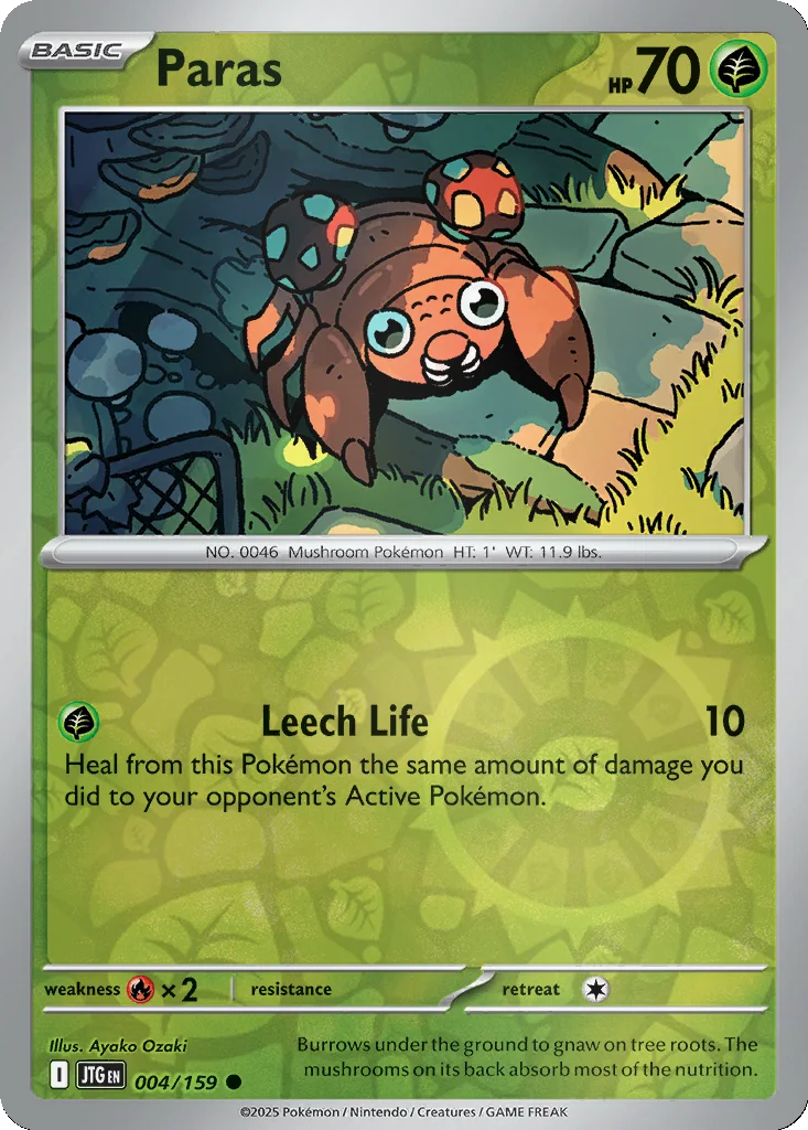 Paras 004/159 SV09: Journey Together (Reverse holo)