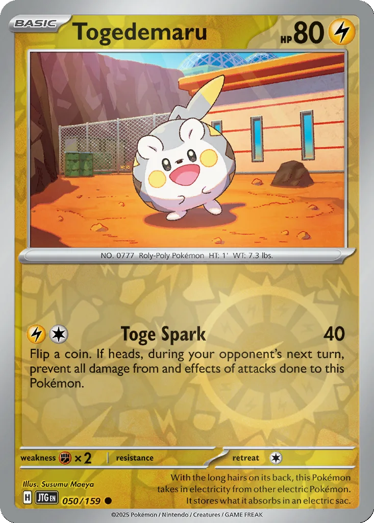 Togedemaru 050/159 SV09: Journey Together (Reverse holo)