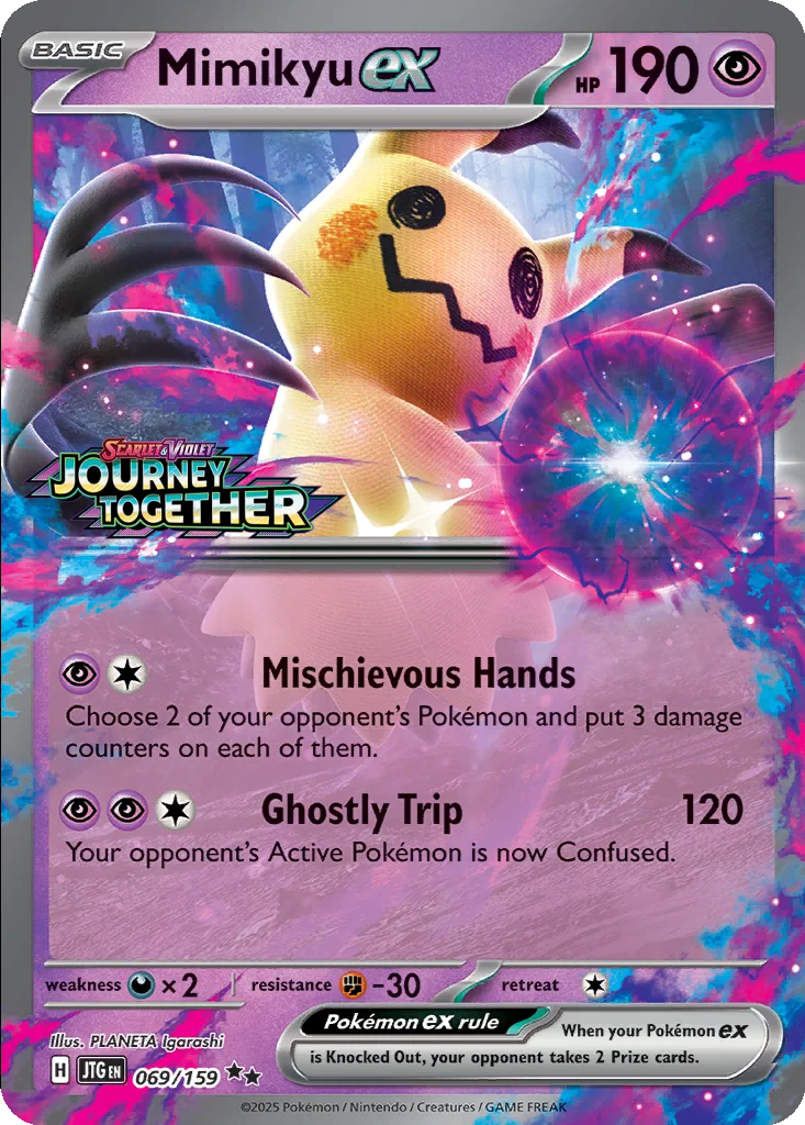 Mimikyu ex 069/159 Journey Together (Expansion Stamp)