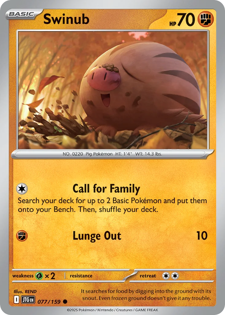 Swinub 077/159 SV09: Journey Together (Normal)