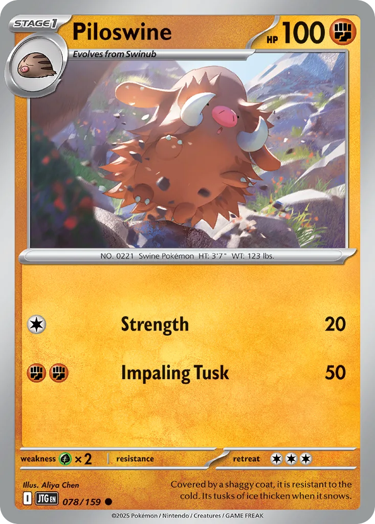 Piloswine 078/159 SV09: Journey Together (Normal)