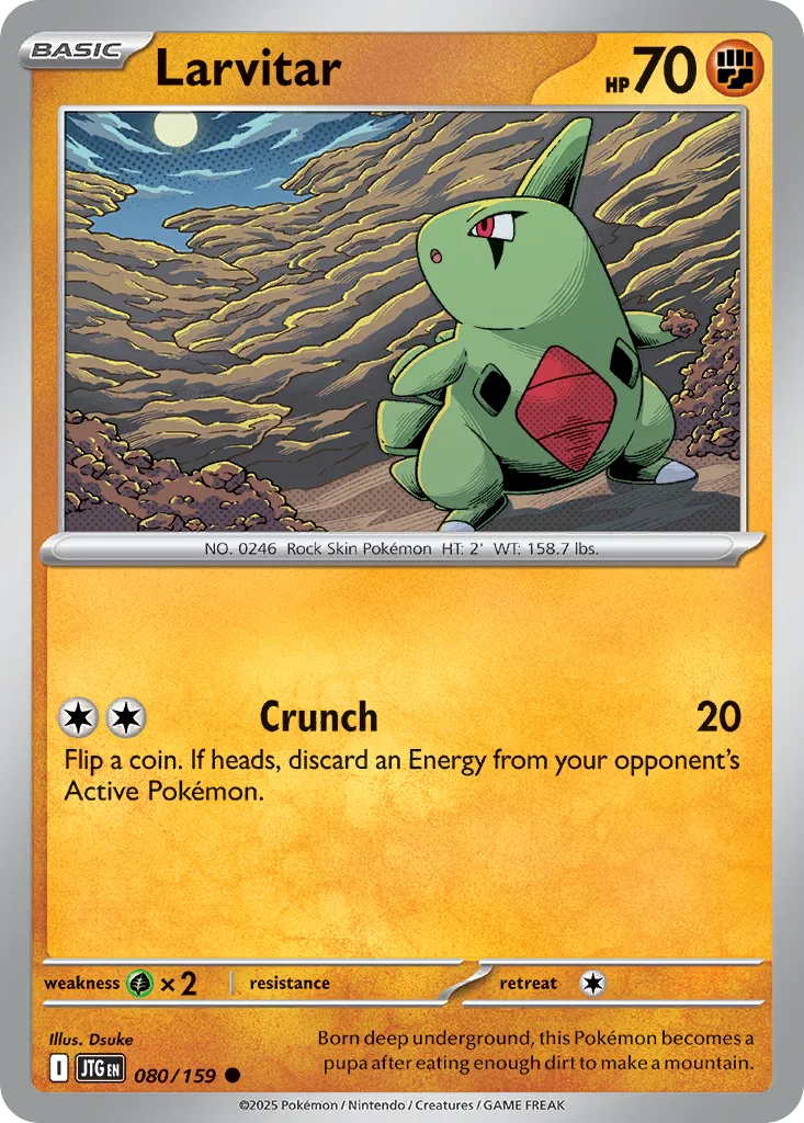 Larvitar 080/159 SV09: Journey Together (Normal)