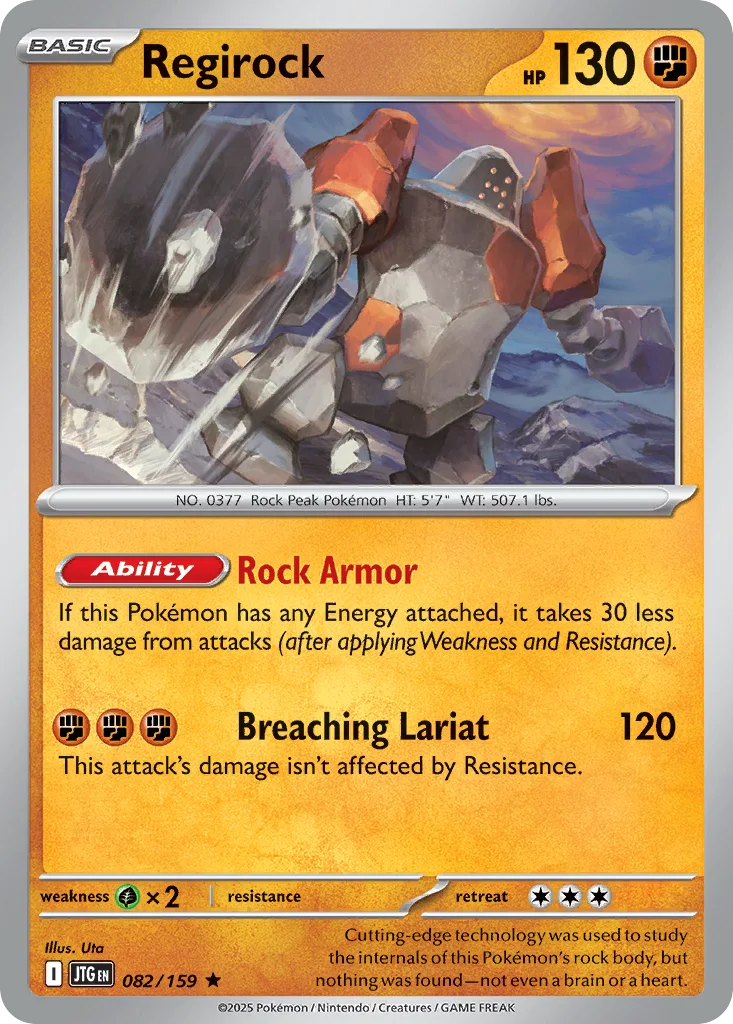 Regirock 082/159 SV09: Journey Together (Holo)