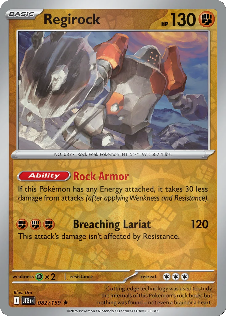 Regirock 082/159 Journey Together (Reverse holo)