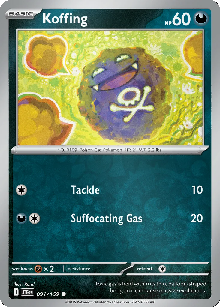 Koffing 091/159 Journey Together (Reverse holo)
