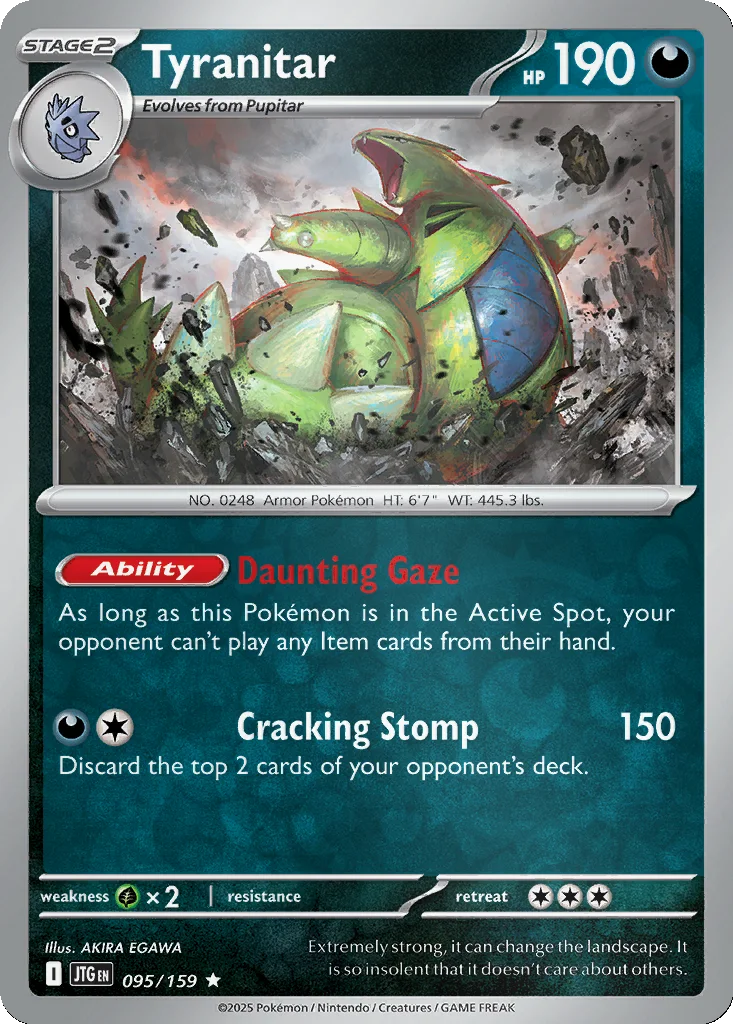 Tyranitar 095/159 Journey Together (Reverse holo)