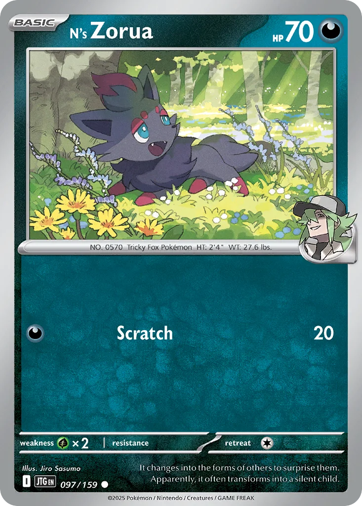 N's Zorua 097/159 SV09: Journey Together (Normal)