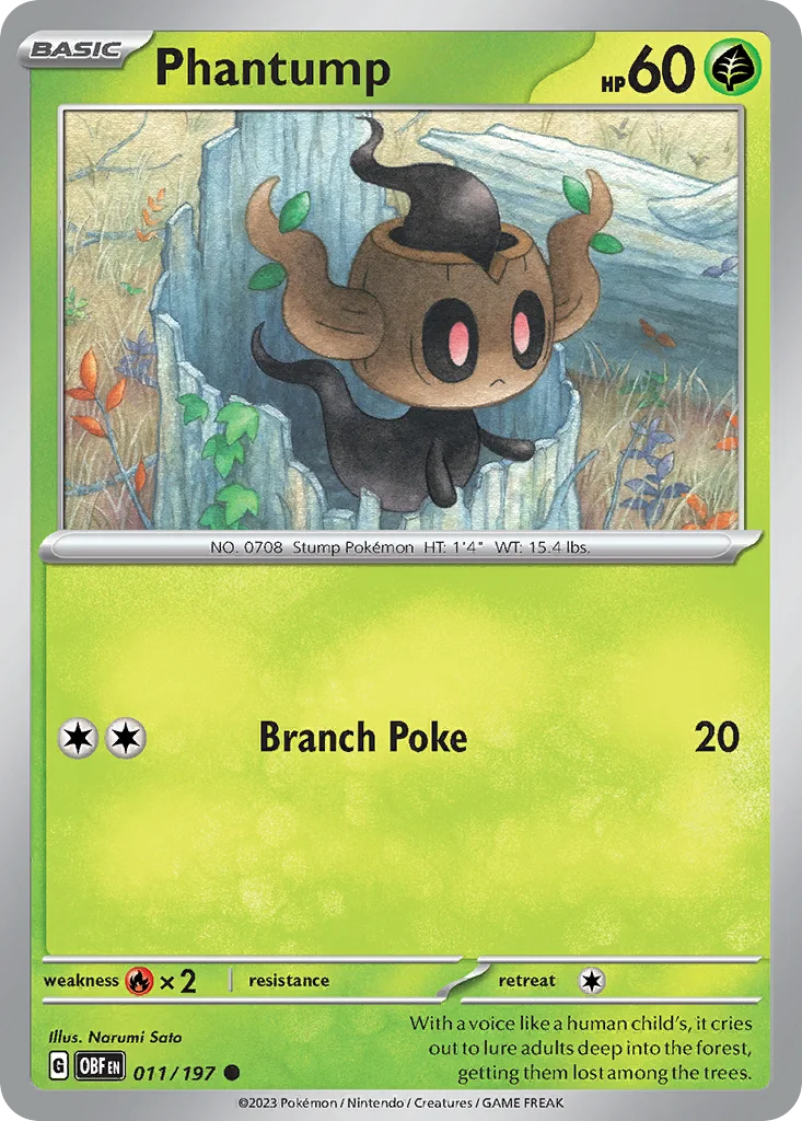 Phantump 011/197 SV03: Obsidian Flames (Normal)