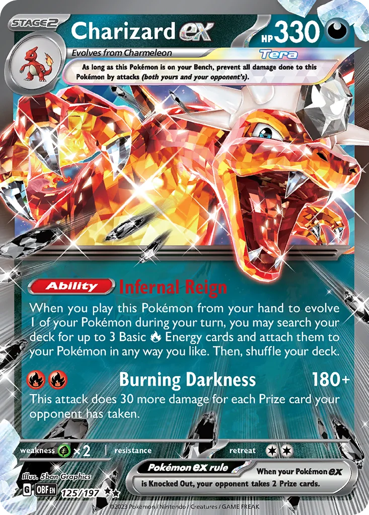 Charizard ex 125/197 Obsidian Flames (Holo)