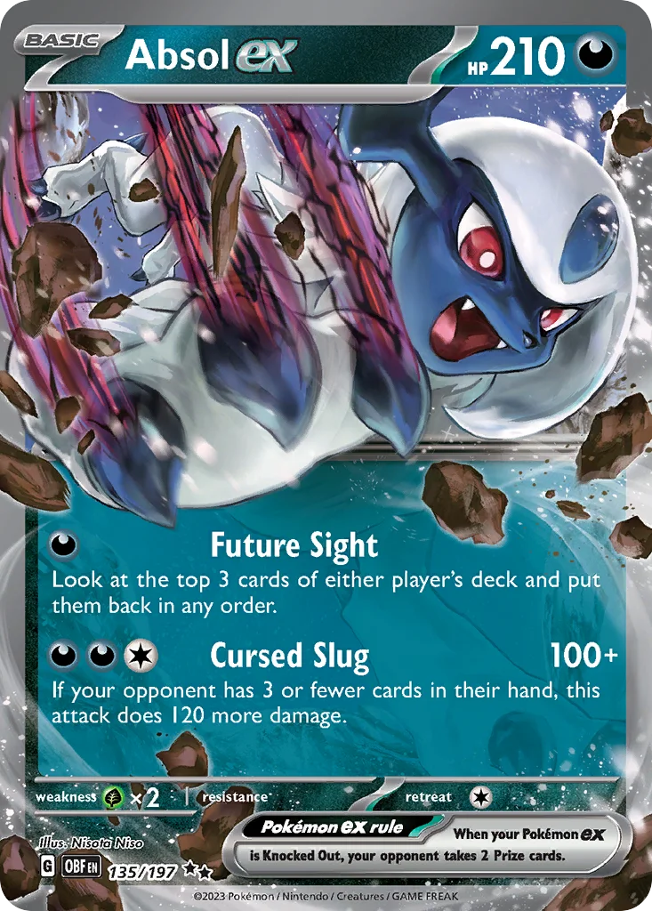 Absol ex 135/197 Obsidian Flames (Holo)