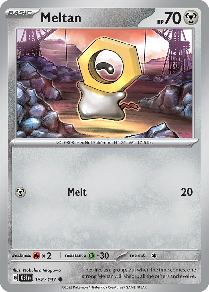 Meltan 152/197 SV03: Obsidian Flames (Normal)