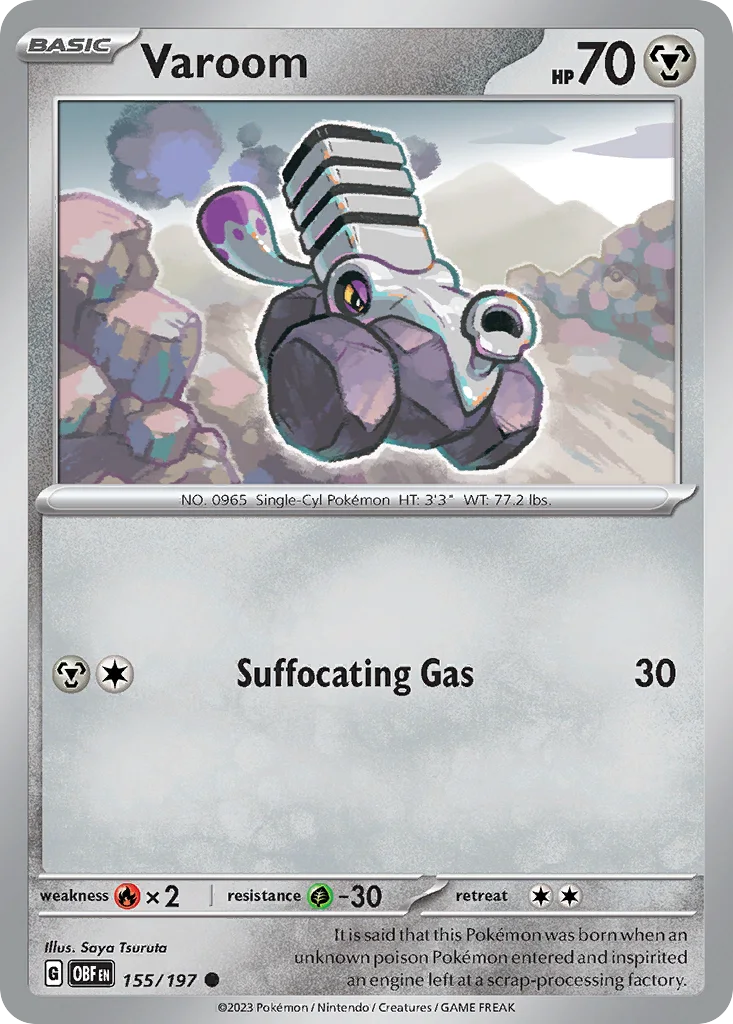 Varoom 155/197 SV03: Obsidian Flames (Normal)