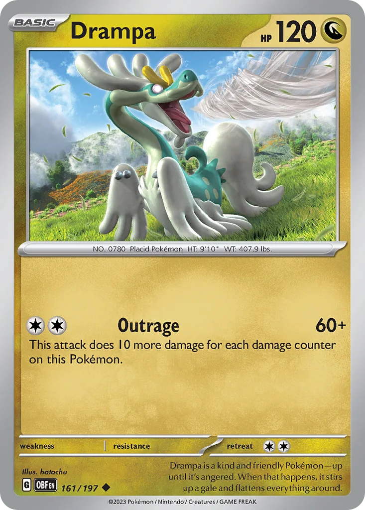 Drampa 161/197 SV03: Obsidian Flames (Normal)