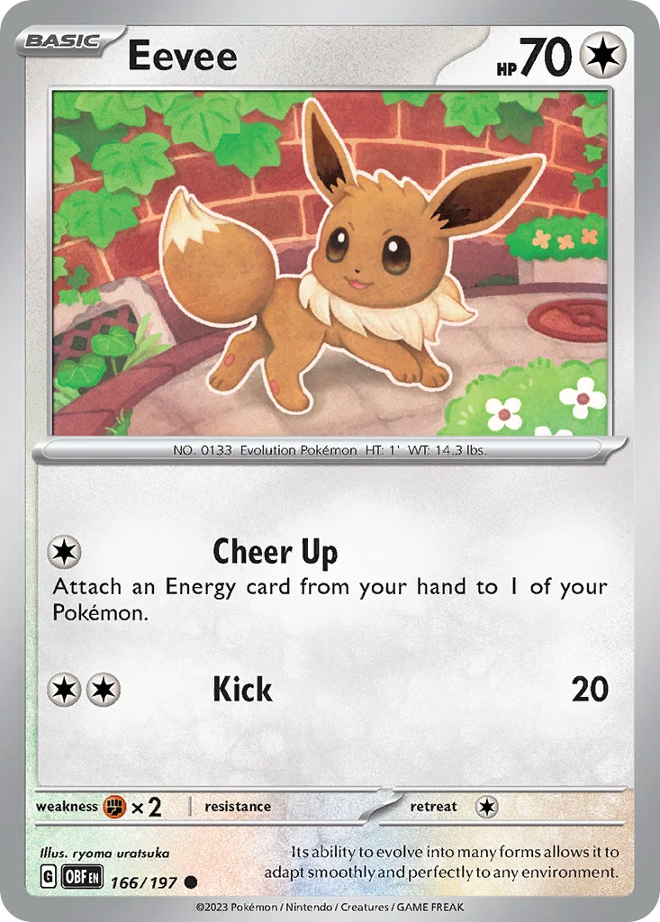 Eevee 166/197 SV03: Obsidian Flames (Normal)