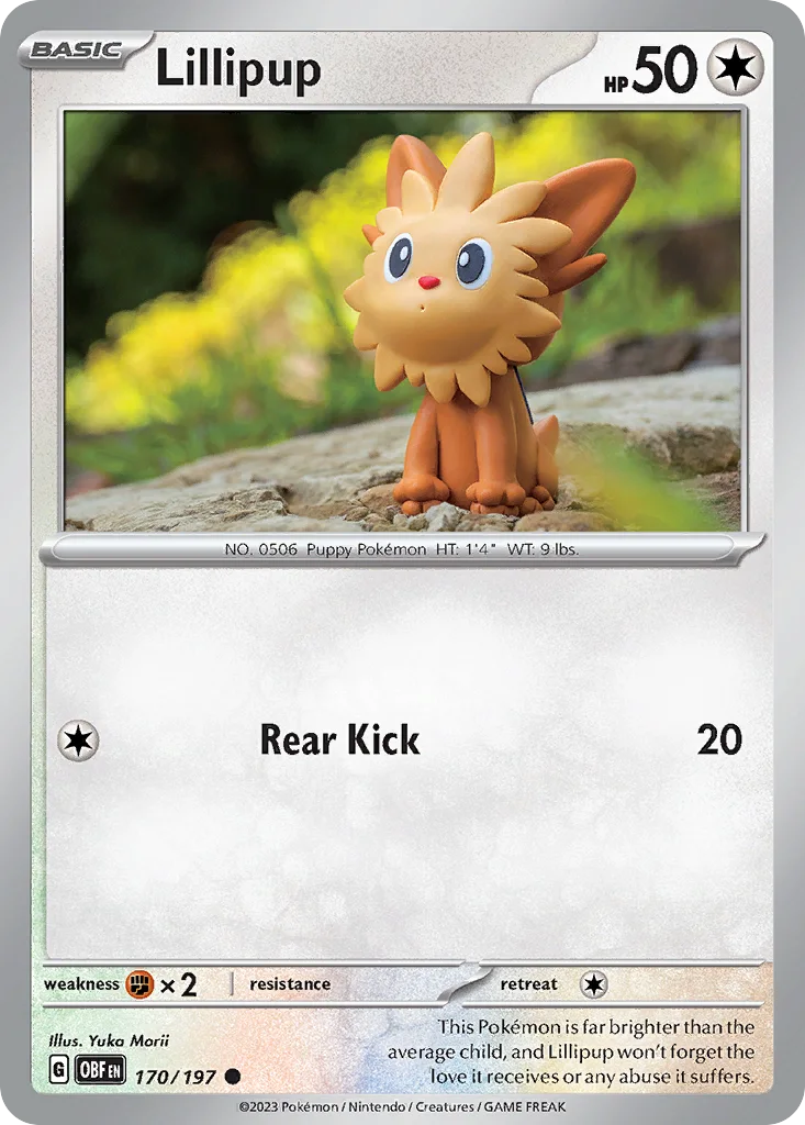 Lillipup 170/197 SV03: Obsidian Flames (Normal)
