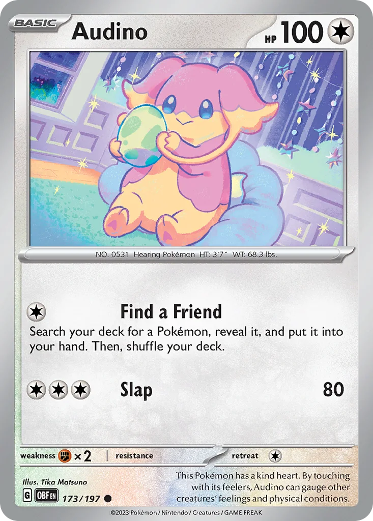 Audino 173/197 Obsidian Flames (Normal)