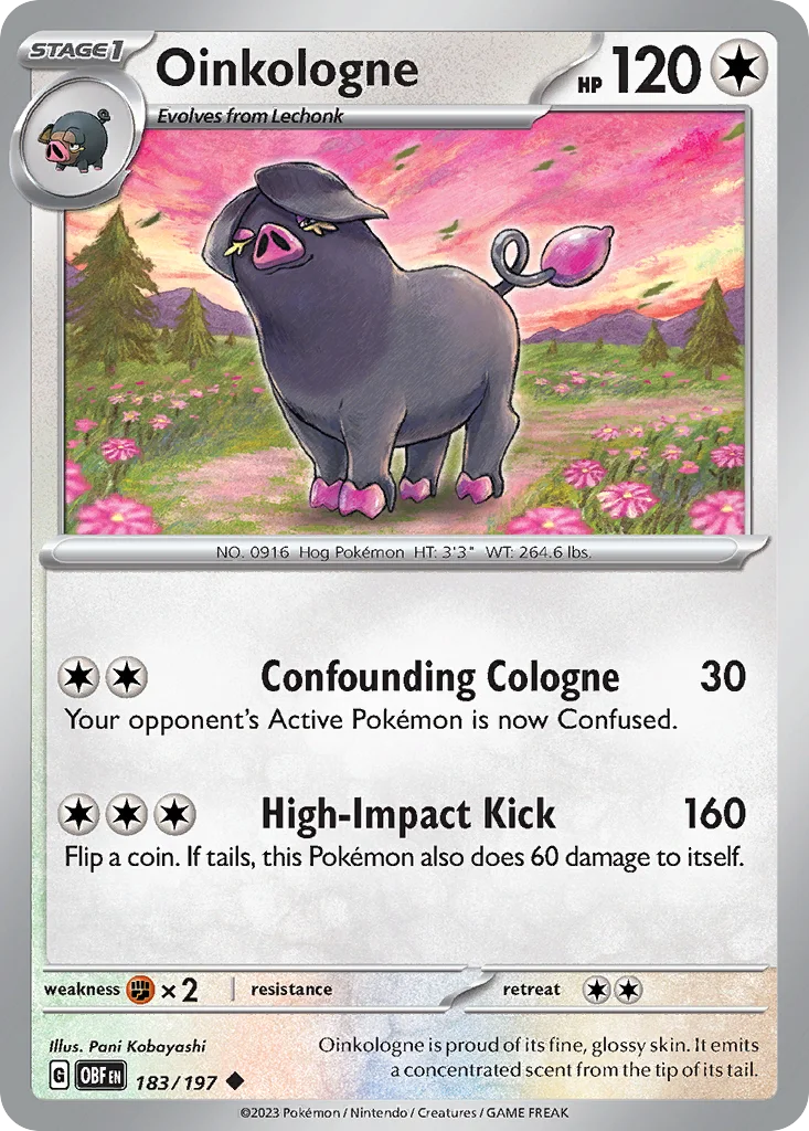 Oinkologne 183/197 Obsidian Flames (Normal)