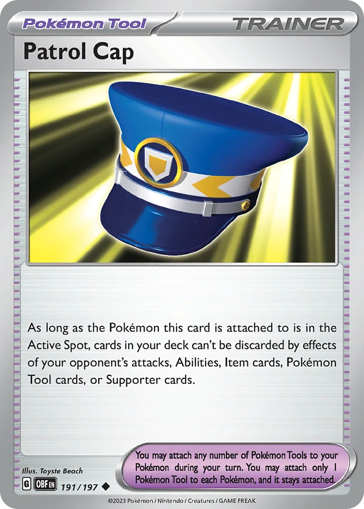 Patrol Cap 191/197 Obsidian Flames (Normal)