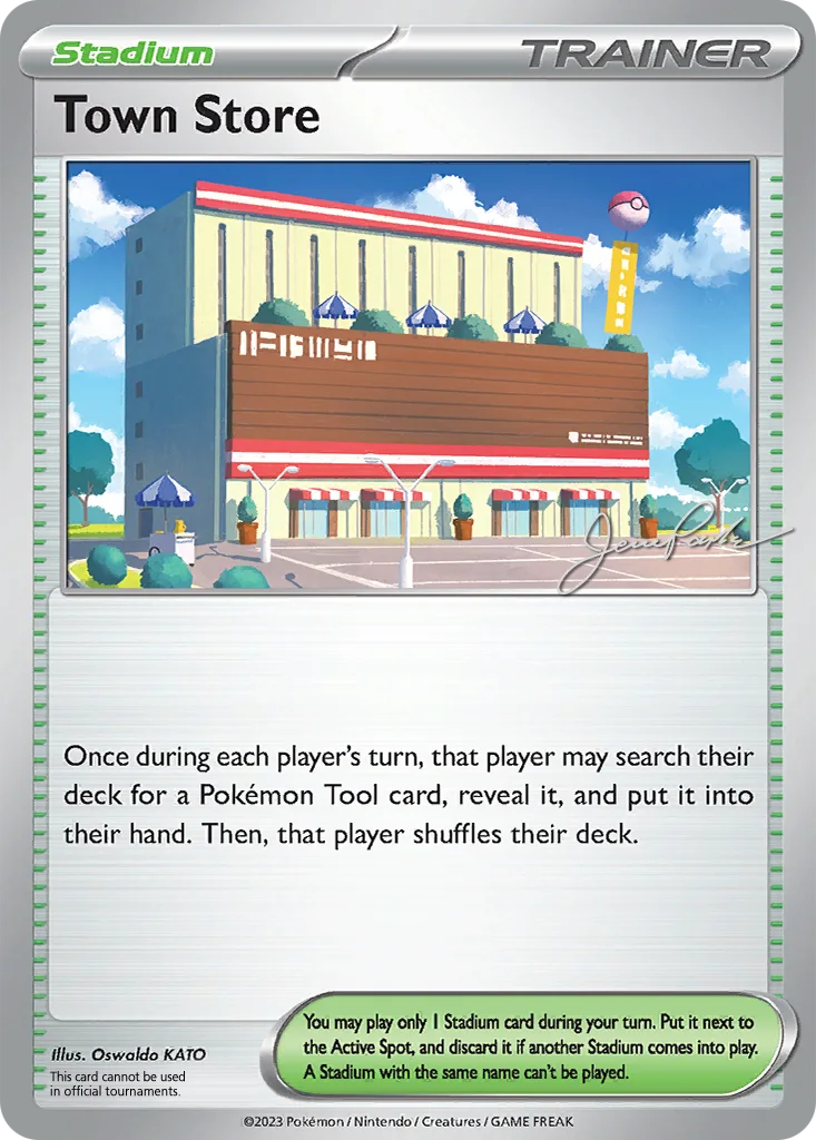 Town Store 196/197 Obsidian Flames (World Championships Deck 2024: The 'Don by Jesse Parker)