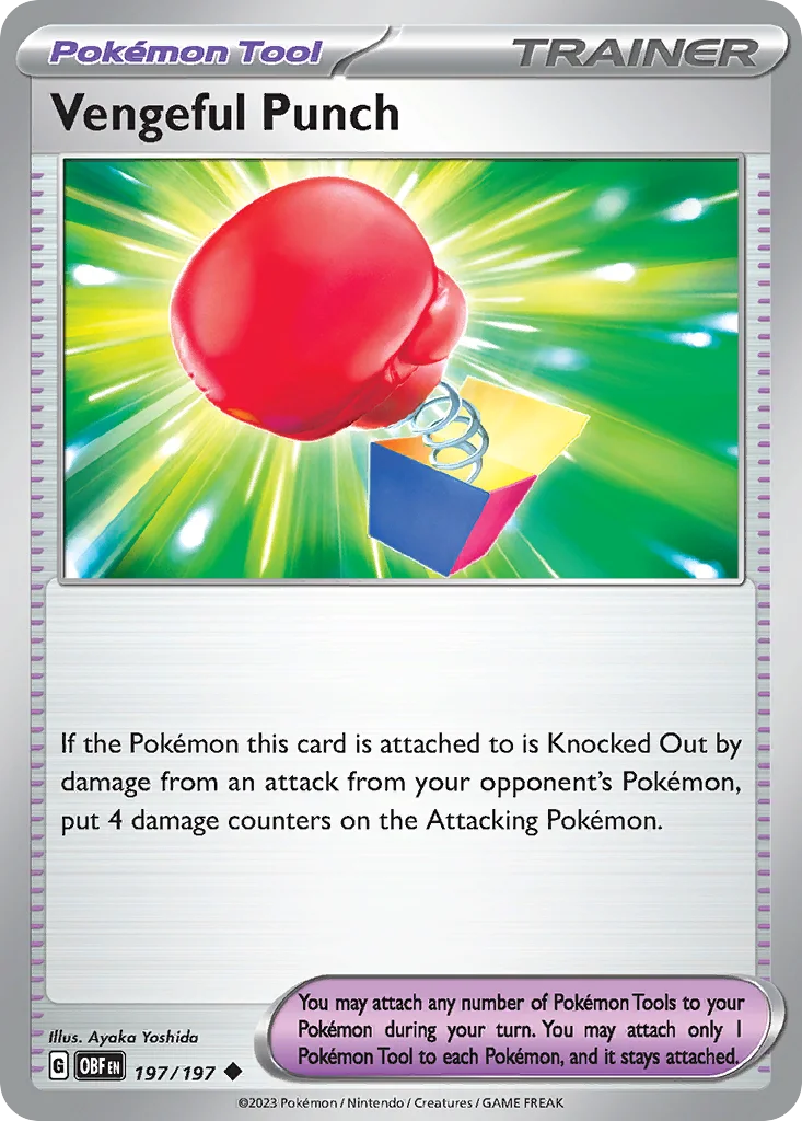 Vengeful Punch 197/197 SV03: Obsidian Flames (Normal)