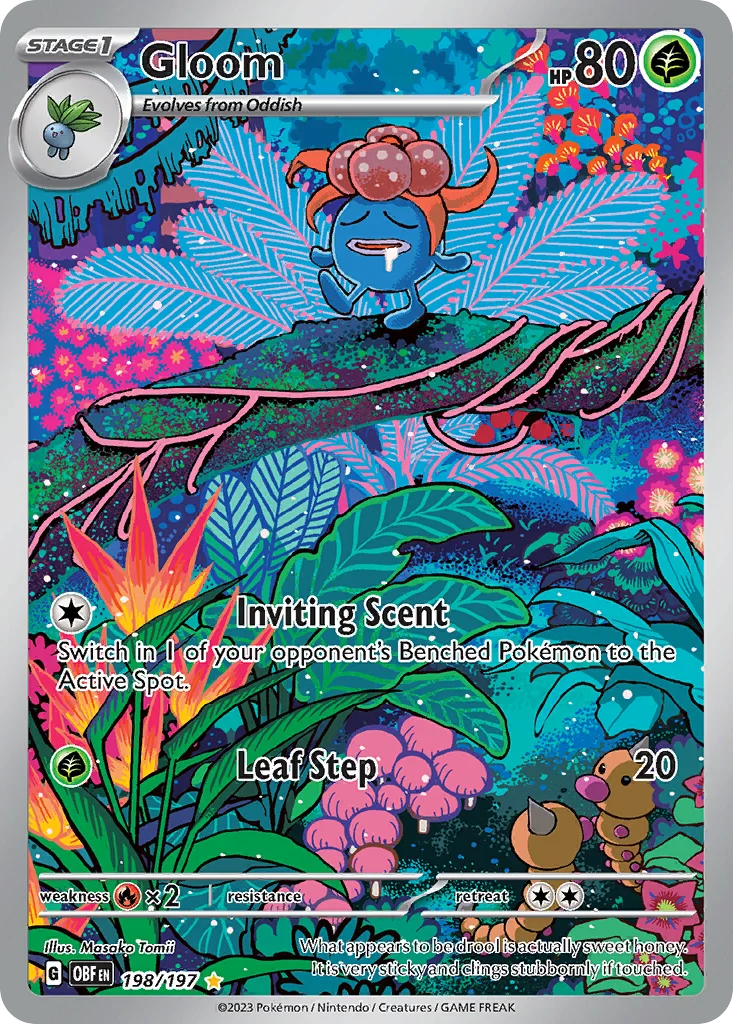 Gloom 198/197 Obsidian Flames (Holo)
