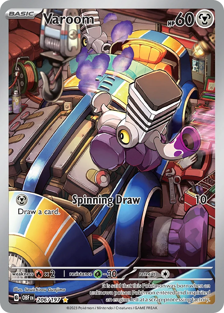 Varoom 206/197 Obsidian Flames (Holo)