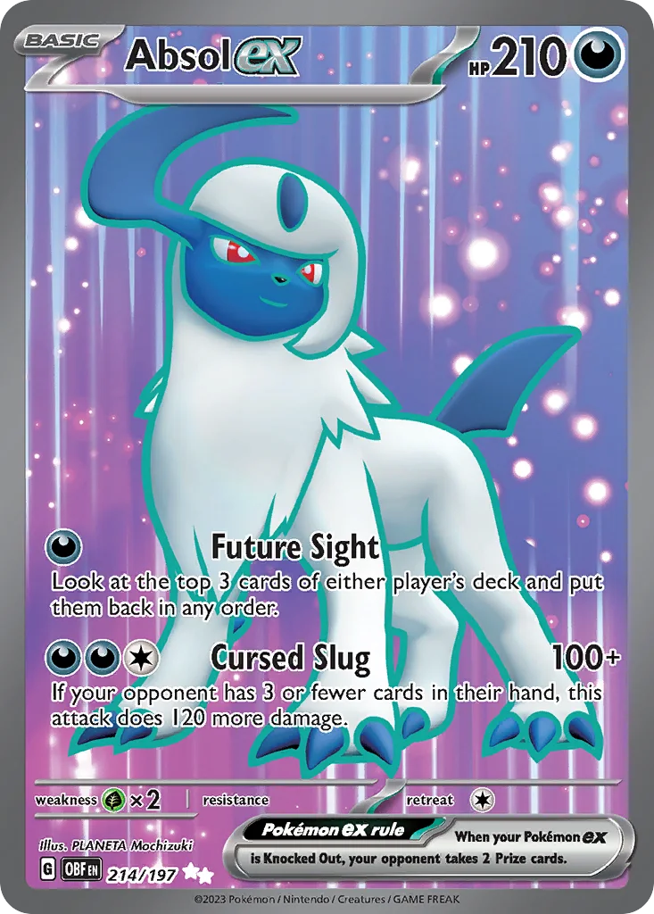 Absol ex 214/197 Obsidian Flames (Holo)