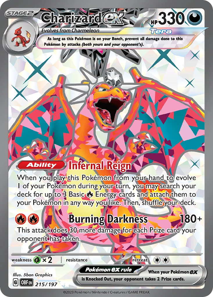 Charizard ex 215/197 Obsidian Flames (Holo)