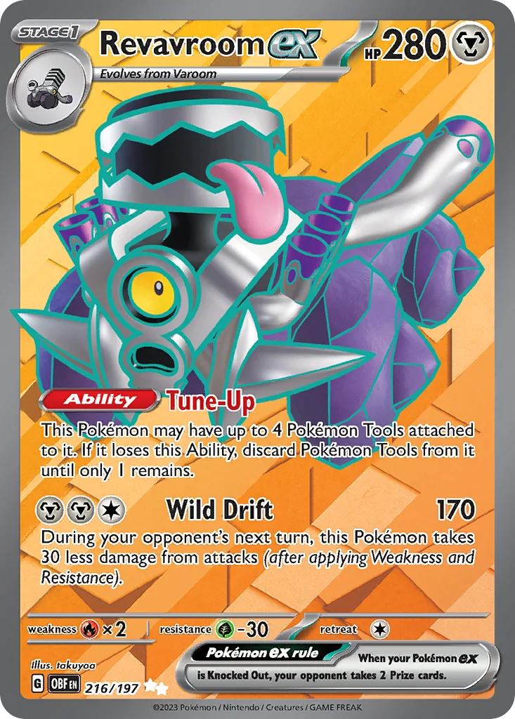 Revavroom ex 216/197 Obsidian Flames (Holo)