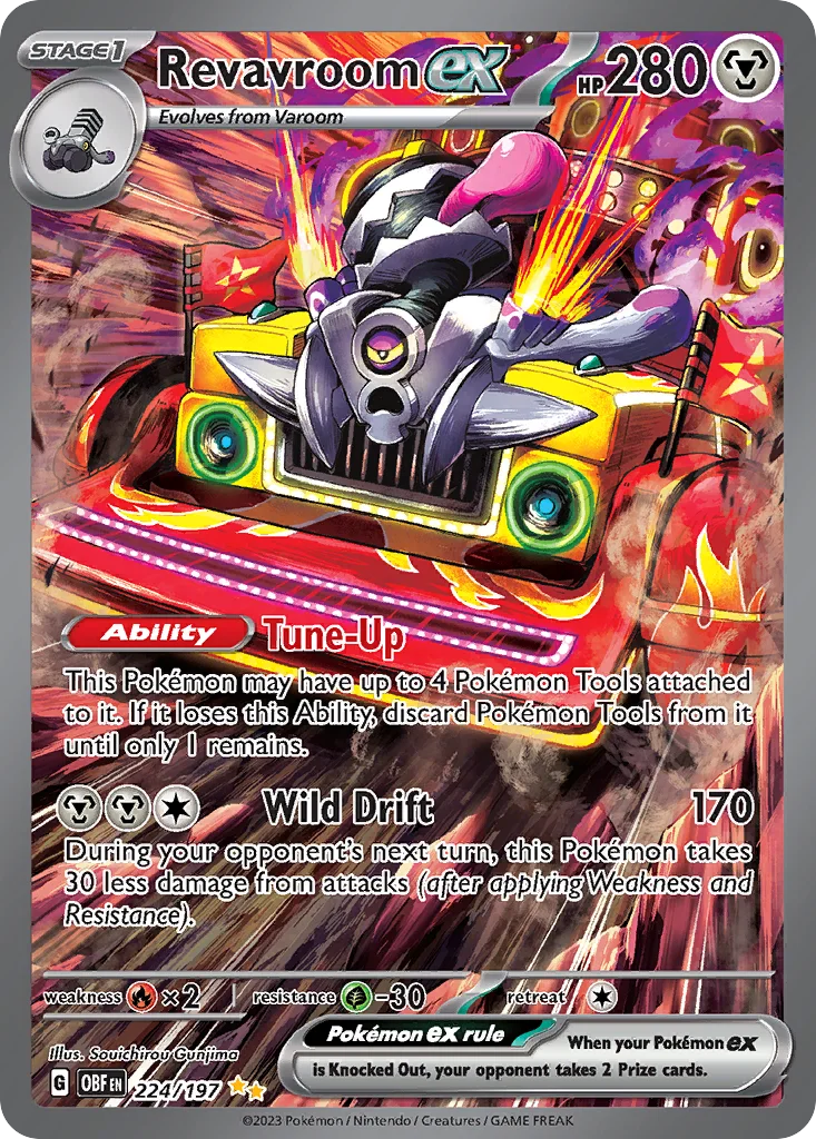 Revavroom ex 224/197 Obsidian Flames (Holo)