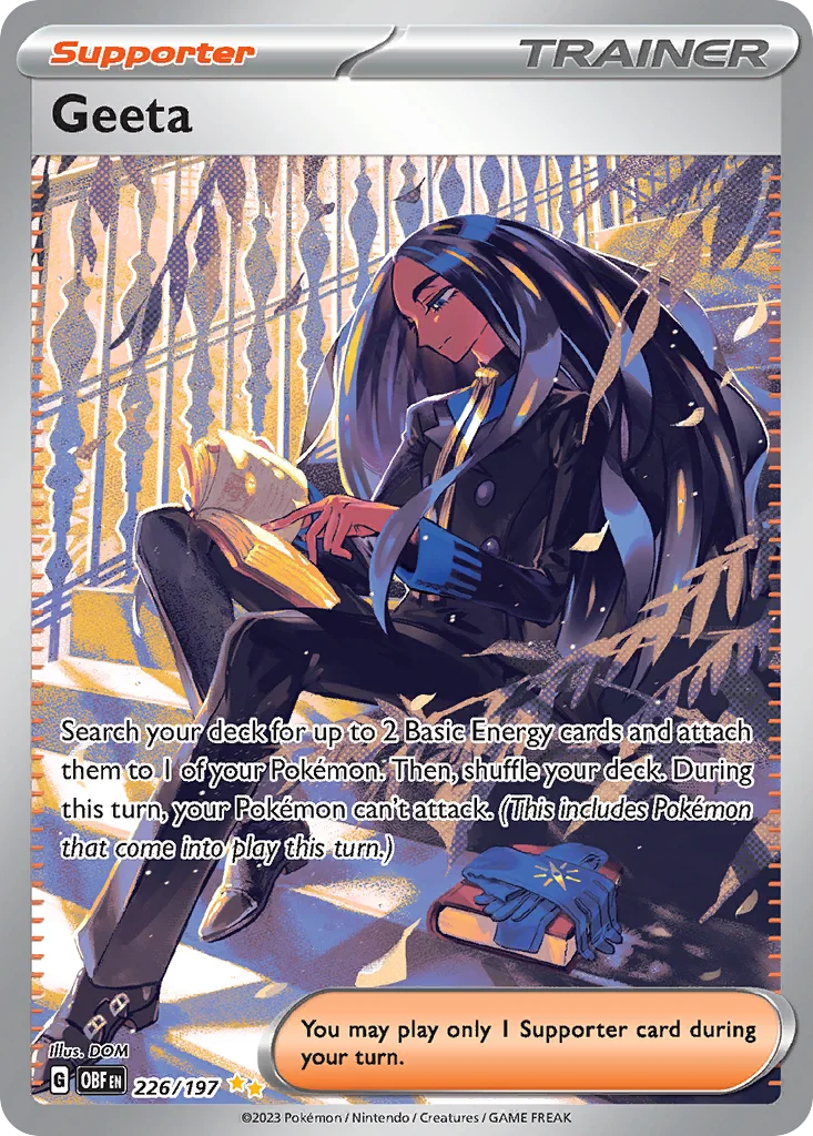 Geeta 226/197 Obsidian Flames (Holo)