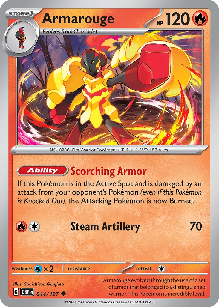 Armarouge 044/197 SV03: Obsidian Flames (Normal)