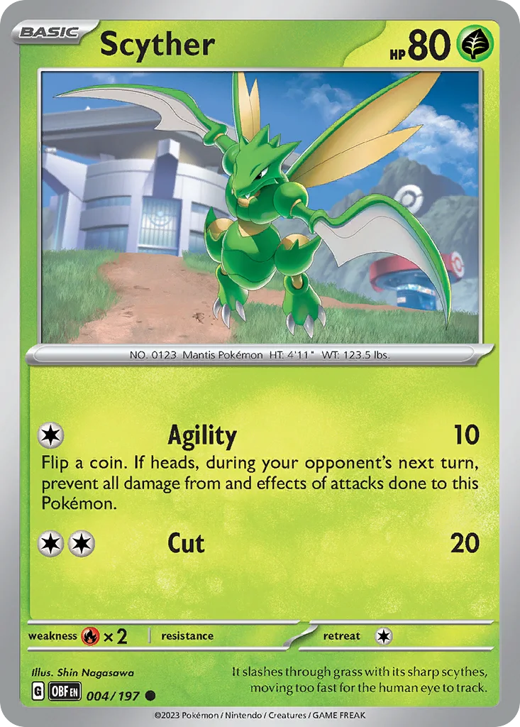 Scyther 004/197 SV03: Obsidian Flames (Normal)