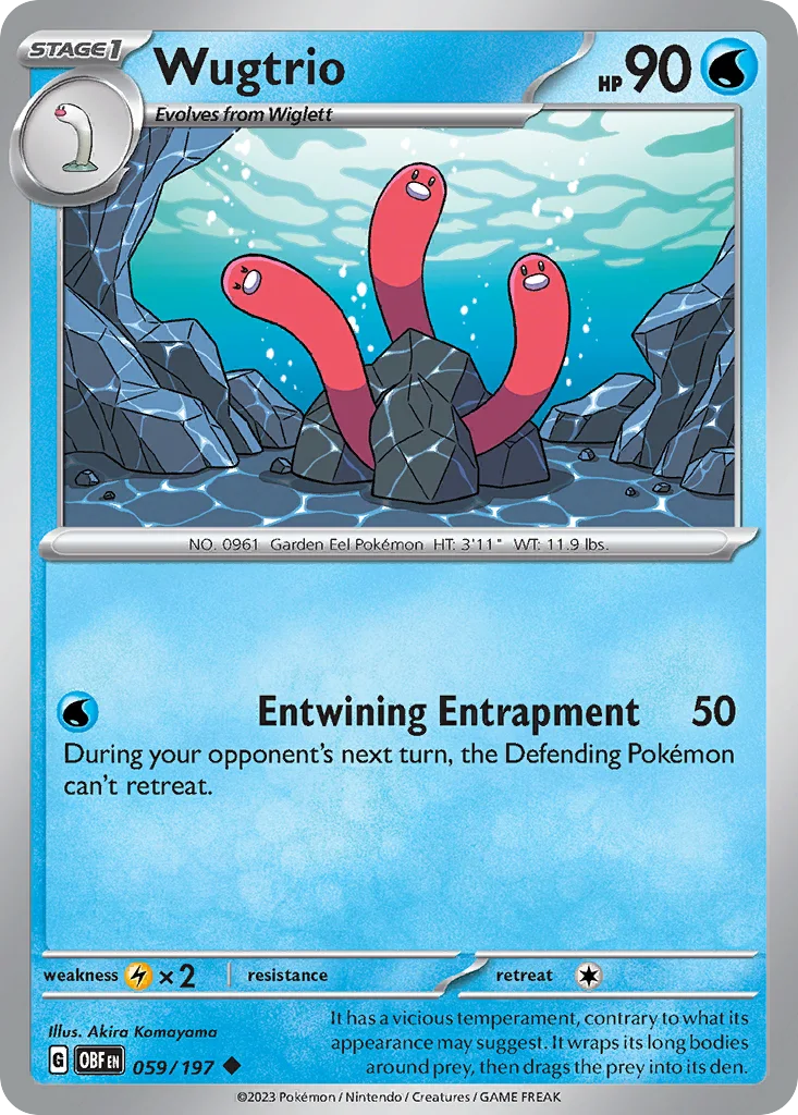 Wugtrio 059/197 SV03: Obsidian Flames (Normal)