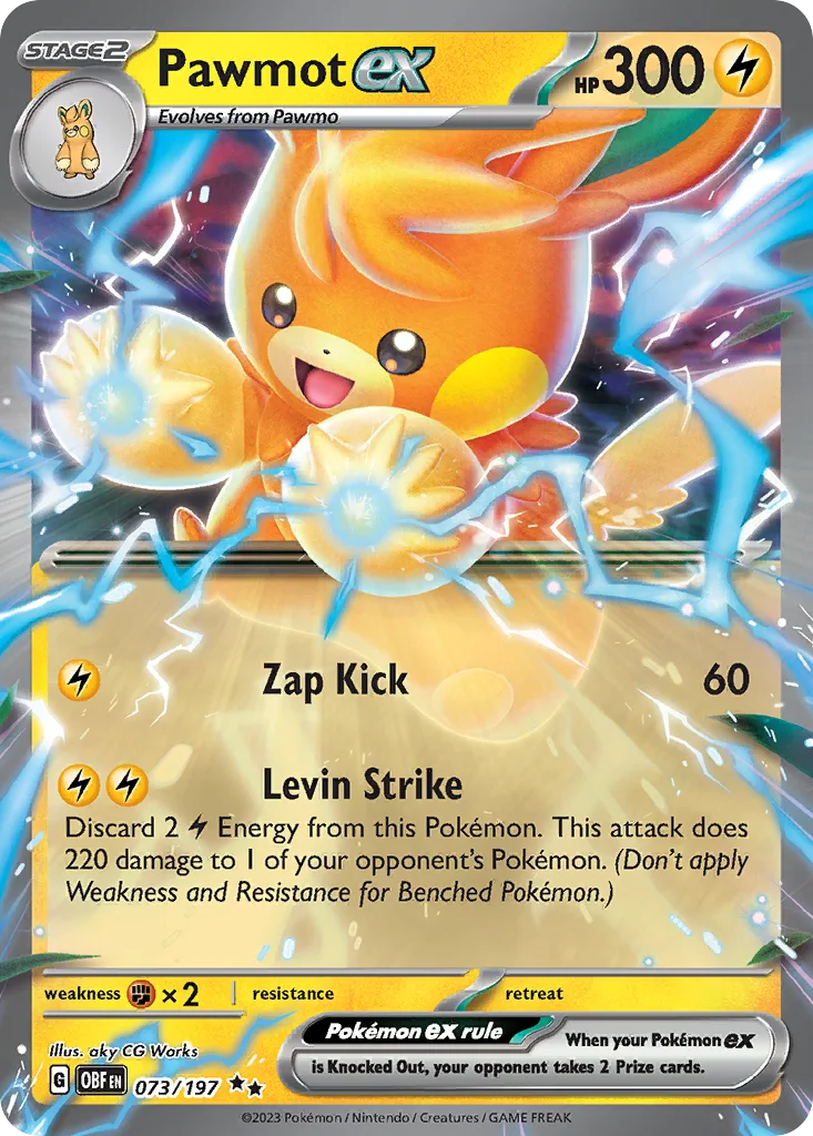 Pawmot ex 073/197 Obsidian Flames (Holo)