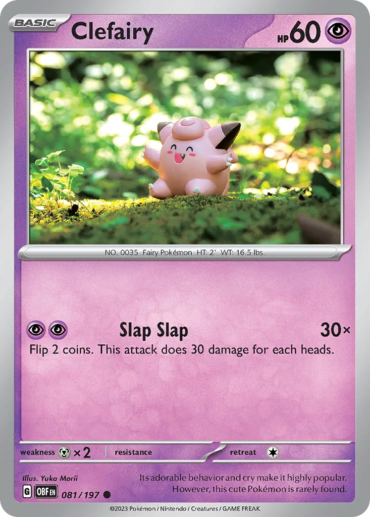 Clefairy 081/197 SV03: Obsidian Flames (Normal)