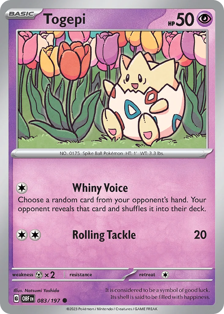 Togepi 083/197 SV03: Obsidian Flames (Normal)