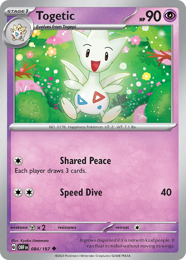Togetic 084/197 SV03: Obsidian Flames (Normal)