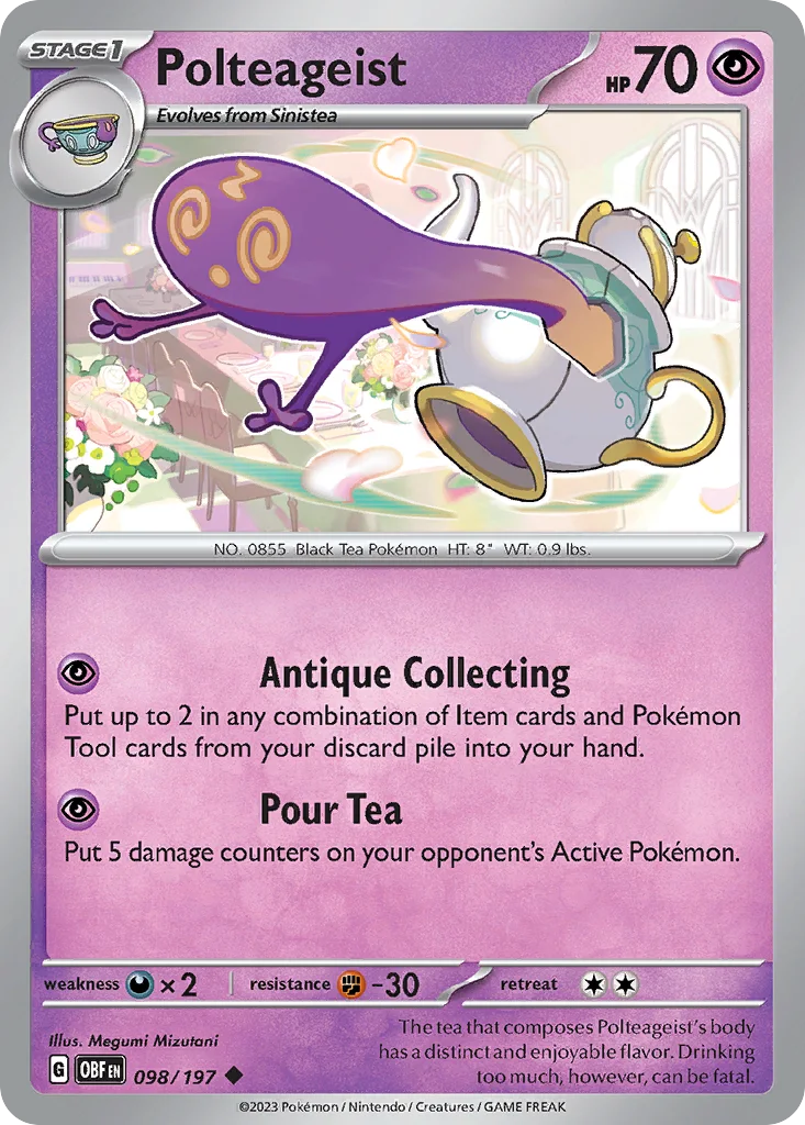 Polteageist 098/197 SV03: Obsidian Flames (Normal)