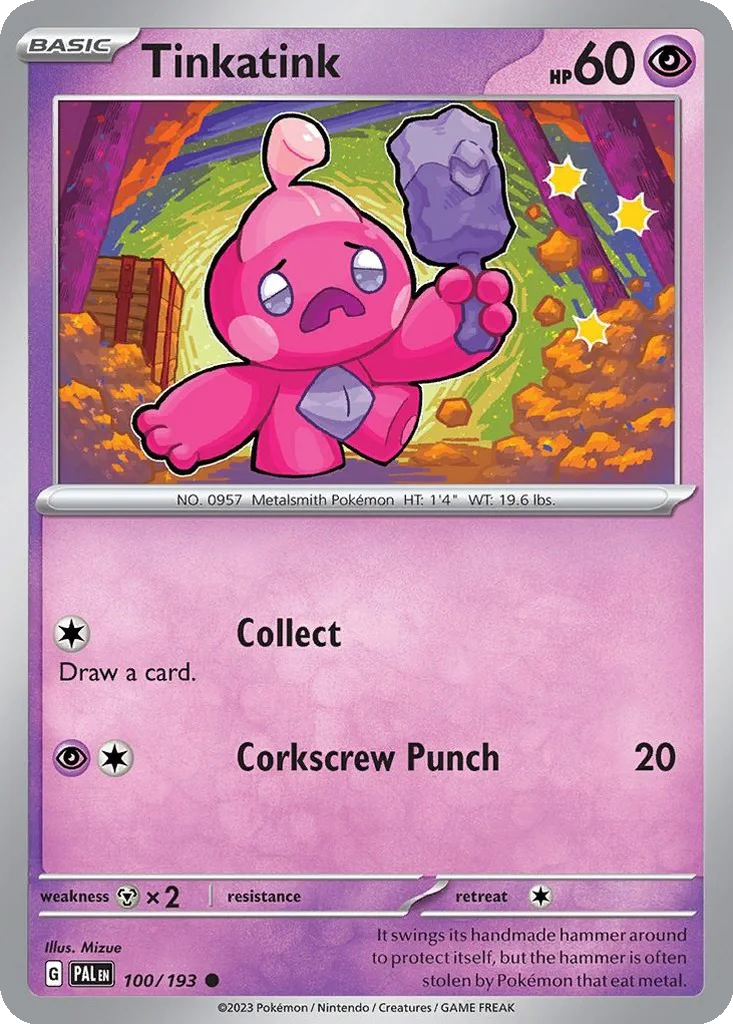 Tinkatink 100/193 Paldea Evolved (Normal)