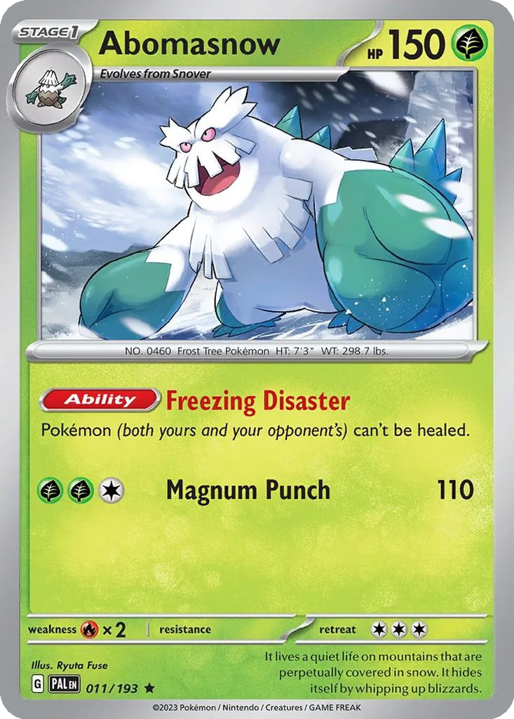 Abomasnow 011/193 Paldea Evolved (Holo)