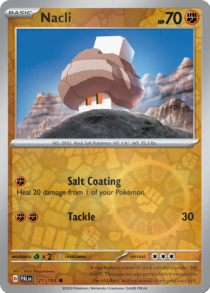 Nacli 121/193 Paldea Evolved (Reverse holo)