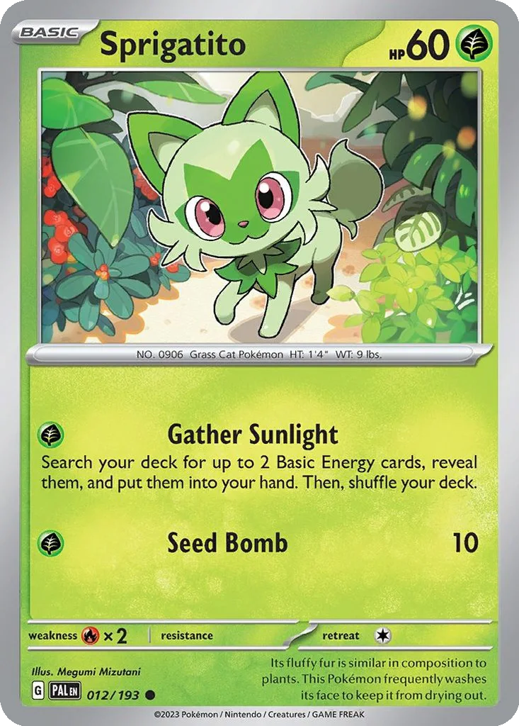 Sprigatito 012/193 Paldea Evolved (Normal)