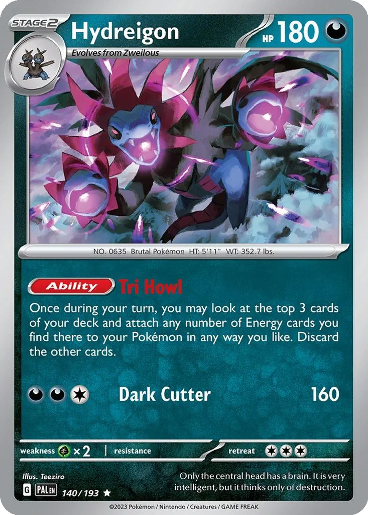 Hydreigon 140/193 Paldea Evolved (Cosmos Holo)