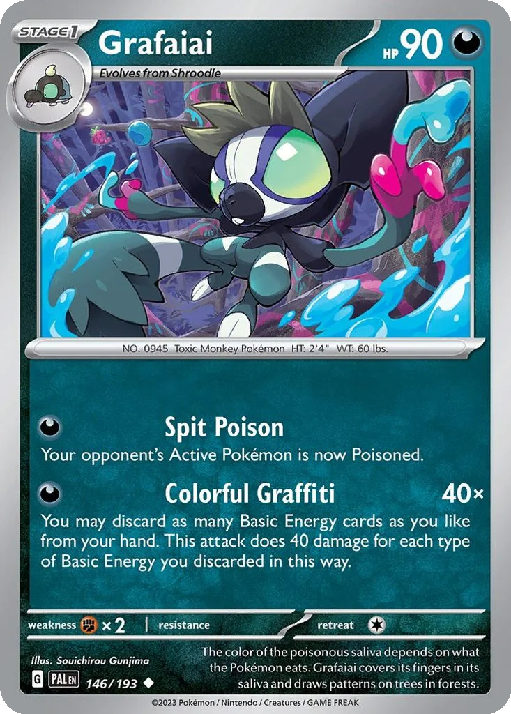 Grafaiai 146/193 Paldea Evolved (Normal)