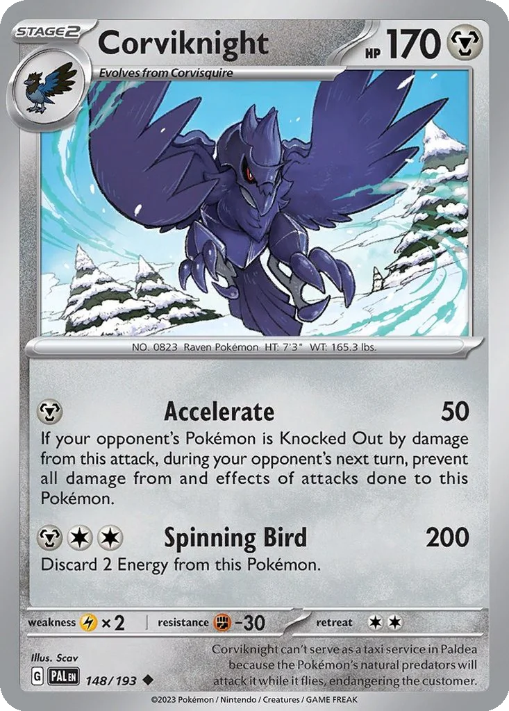 Corviknight 148/193 Paldea Evolved (Normal)