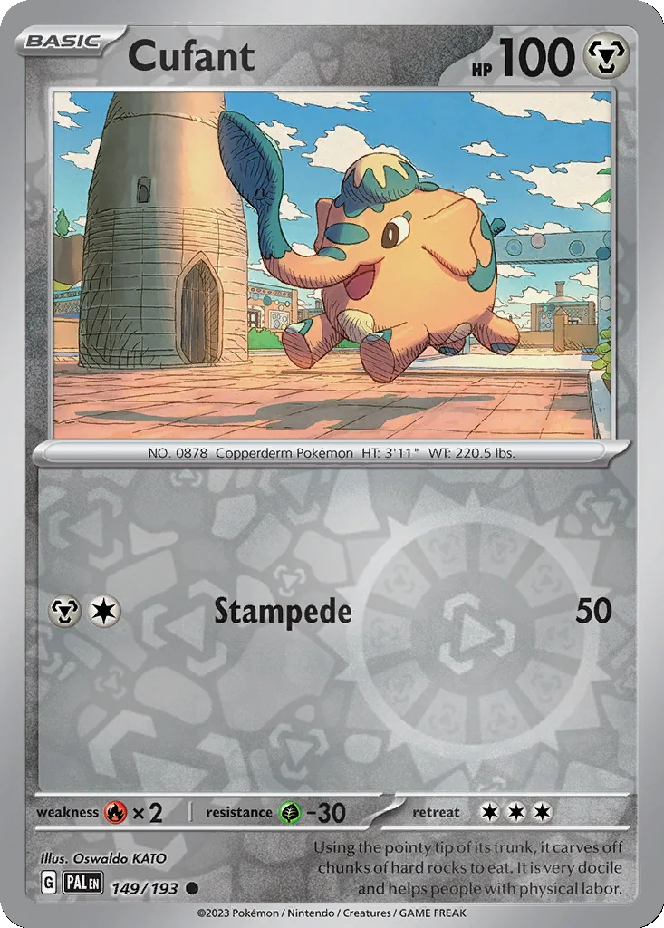 Cufant 149/193 Paldea Evolved (Reverse holo)