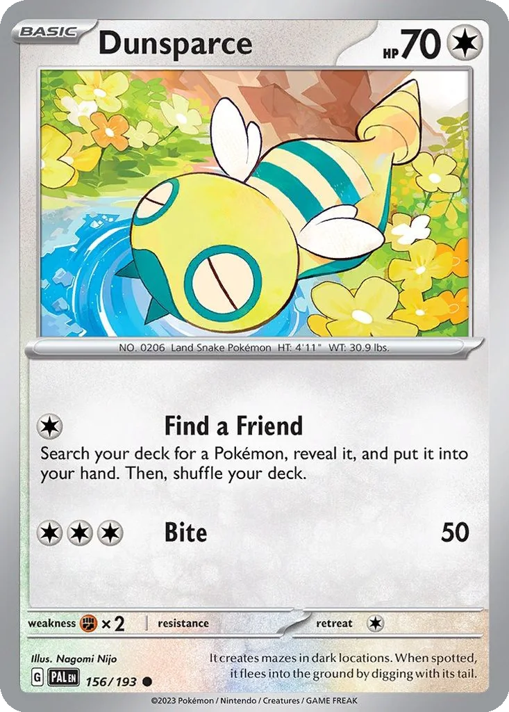 Dunsparce 156/193 Paldea Evolved (Normal)