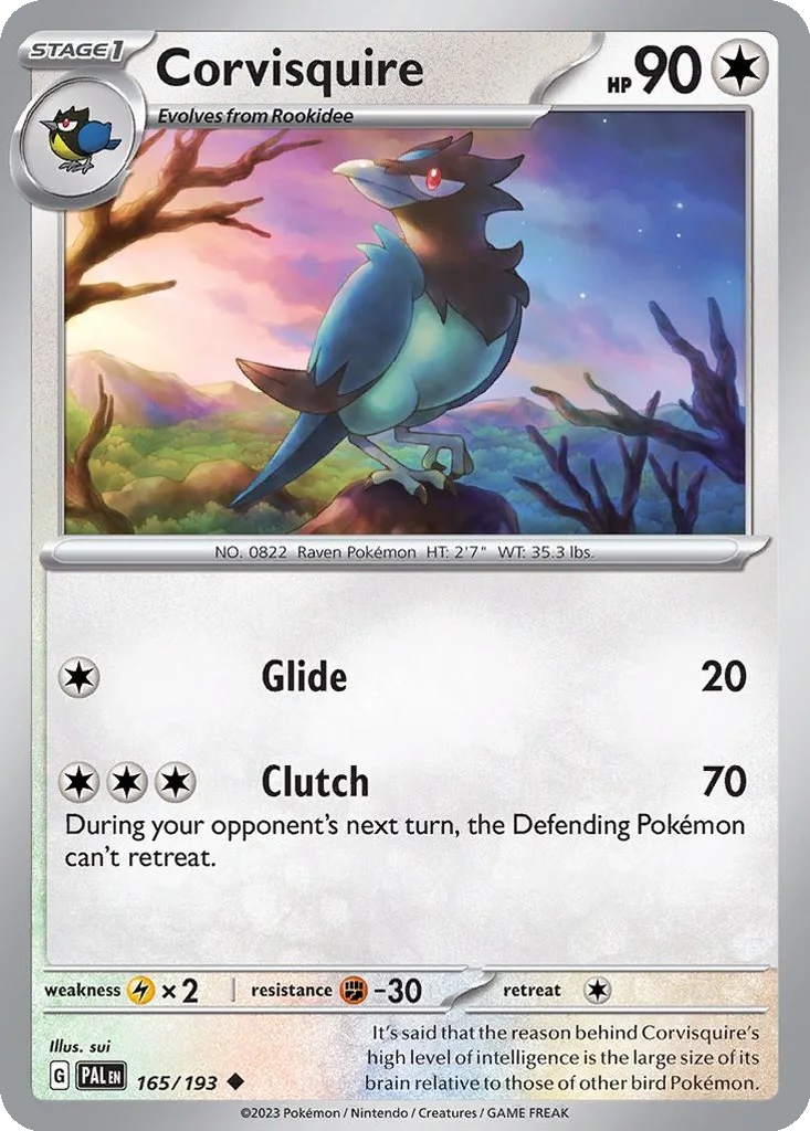 Corvisquire 165/193 Paldea Evolved (Normal)